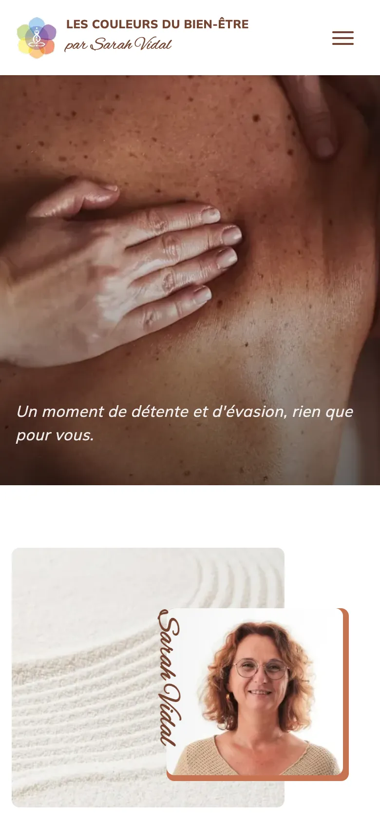 Accueil Les Couleurs du Bien-Être sur mobile